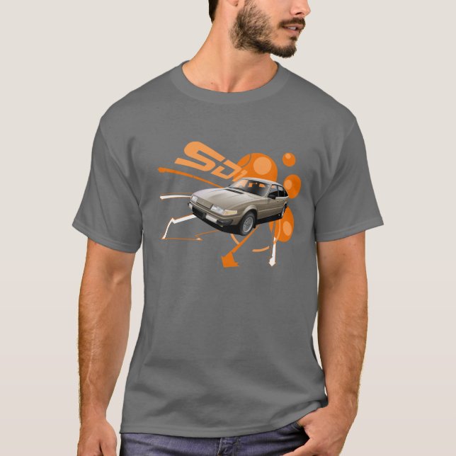 T-tröja för Rover SD1 Tee (Framsida)