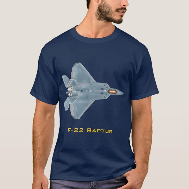 T-tröja för rovfågel F-22 Tee Shirt (Framsida)