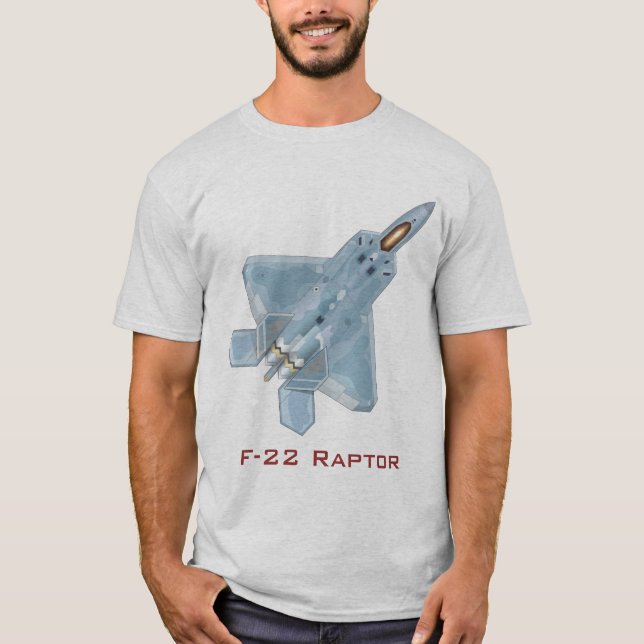 T-tröja för rovfågel F-22 Tröja (Framsida)