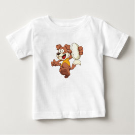 T-tröja för Rugbyhundbaby T-shirt
