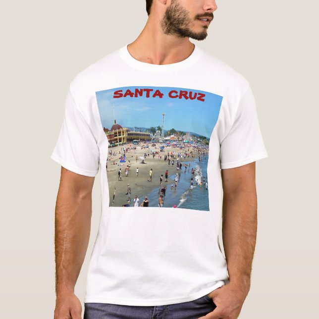 T-tröja för Santa Cruz strandBoardwalk T-shirt (Framsida)