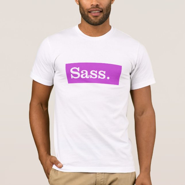 T-tröja för SASSCSS-förprocessor Tee Shirt (Framsida)