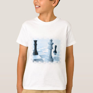 T-tröja för schackdesignungdom tee shirt