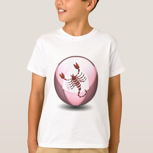 T-tröja för ScorpioScorpionbarn Tee (Framsida)