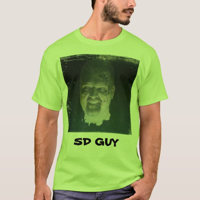 T-tröja för SDGuy TWD-Zombie T-shirt (Framsida)