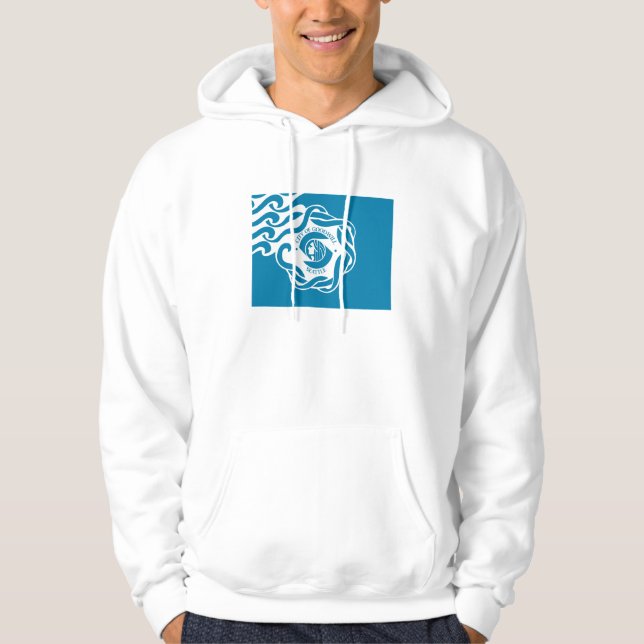 T-tröja för Seattle stadsflagga Sweatshirt (Framsida)