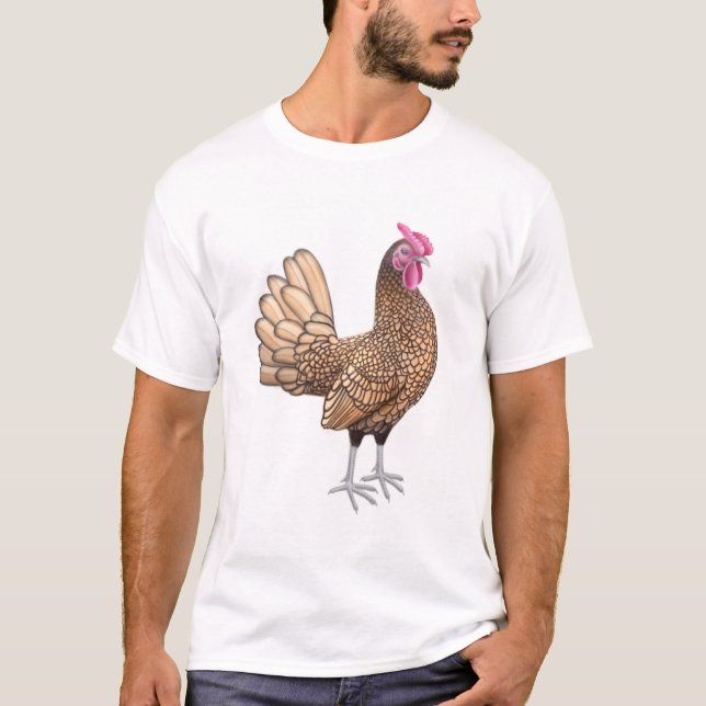 T-tröja för Sebright Bantamtupp T-shirt (Framsida)
