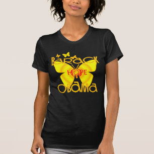 T-tröja för serviceObama fjäril Tee Shirt