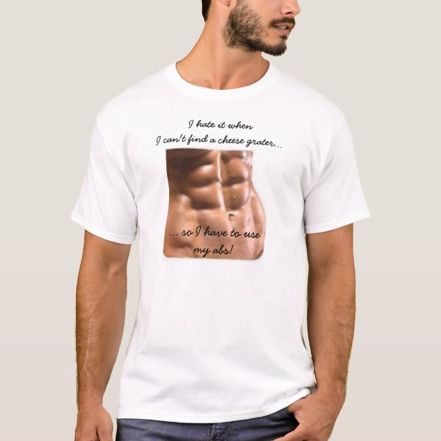 T-tröja "för sex packeAbs" - anpassade T Shirt (Framsida)