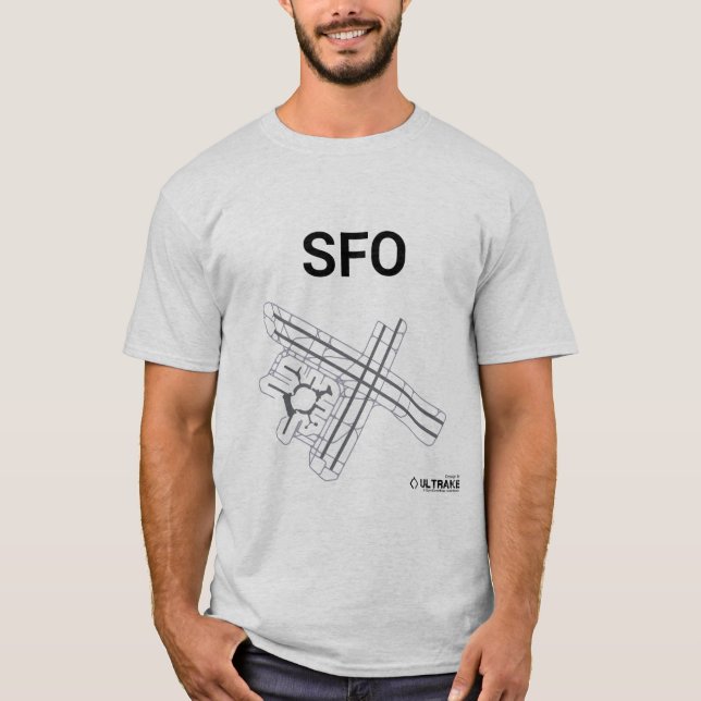 T-tröja för SFO-flygplatsorientering Tee Shirt (Framsida)