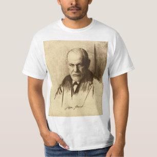T-TRÖJA FÖR SIGMUND FREUD PSYCHOANALYSISPSYKOLOGI T SHIRT