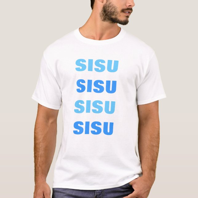 T-tröja för SISU (finlandssvensk pride) Tröja (Framsida)