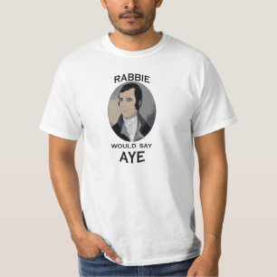 T-tröja för självständighet för Robert bränn T-shirt