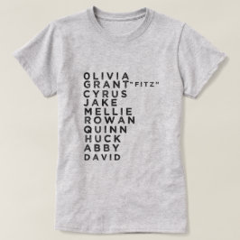 T-TRÖJA FÖR SKANDALTECKENFLÄKT T SHIRT