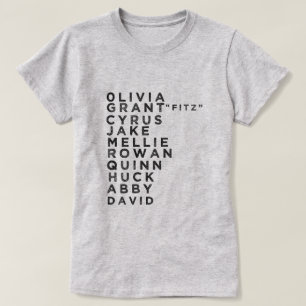 T-TRÖJA FÖR SKANDALTECKENFLÄKT T SHIRT