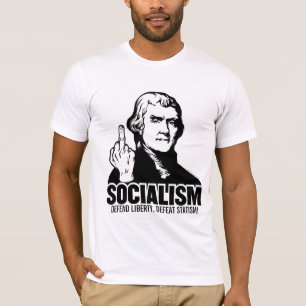 T-tröja för slogan för Jefferson Tee Shirt