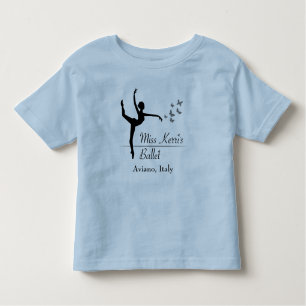 T-tröja för småbarn för Aviano balettprogram T-shirt