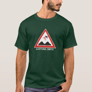 T-TRÖJA FÖR SMUTSER FÖR BMX-FRISTIL ACHTUNG T-SHIRT