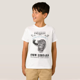 T-tröja för snöLeopards - ungar T Shirt