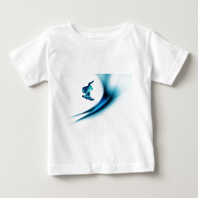 T-tröja för Snowboarddesignbaby Tee (Framsida)