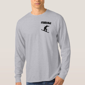 T-tröja för Snowboardfristilemblem Tee