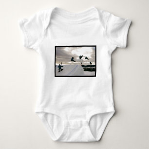 T-tröja för Snowboardingtrickbaby T-shirt