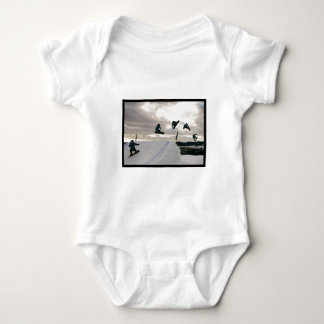 T-tröja för Snowboardingtrickbaby Tröja