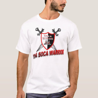 T-tröja för Soca krigarevit T-shirt