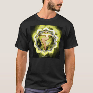 T-tröja för solarplexusChakra mörk Tröja