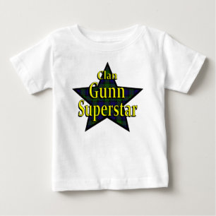 T-tröja för spädbarn för klanGunn världsstjä T Shirt