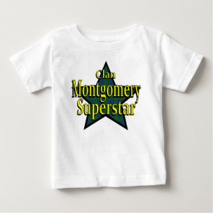 T-tröja för spädbarn för klanMontgomery Tee Shirt