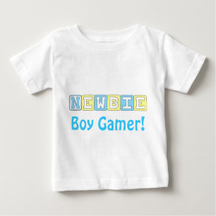 T-tröja för spädbarn för NewbiepojkeGamer Tee