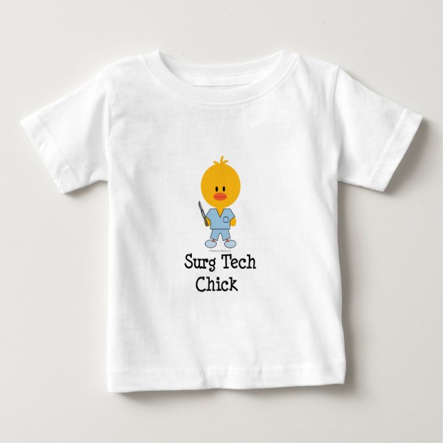T-tröja för spädbarn för Surg Techchick T-shirt (Framsida)