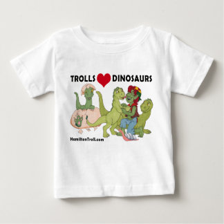 T-tröja för spädbarn för trollkärlekDinosaurs T Shirt