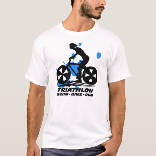 T-tröja för springa för Triathlonsimmacykel Tröja