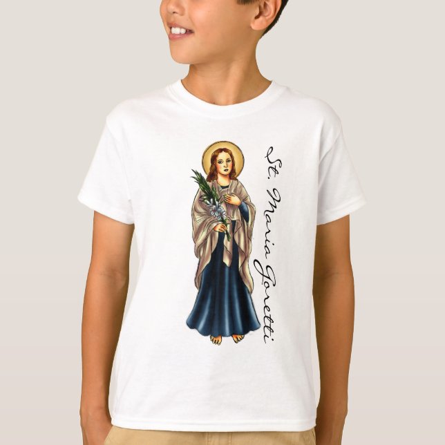 T-tröja för St. Maria Goretti T-shirt (Framsida)