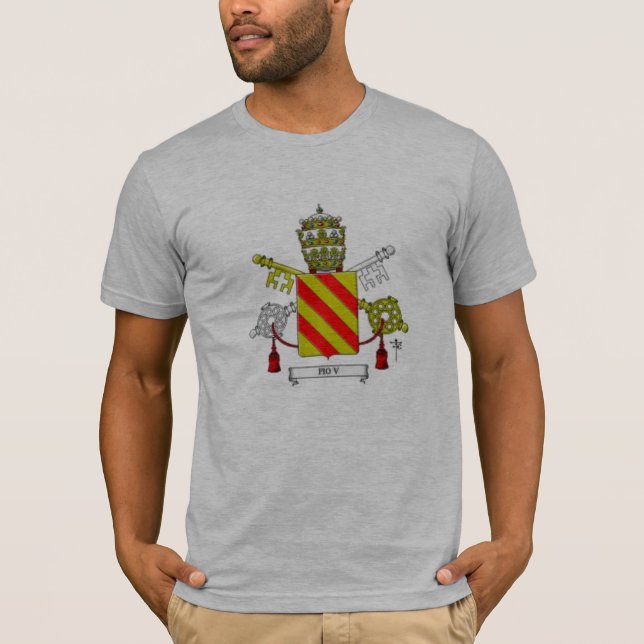 T-tröja för St. Pius V T-shirt (Framsida)