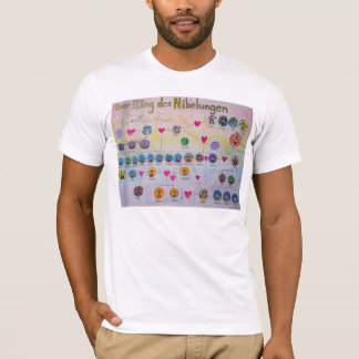 T-tröja för stamträd för Der ringdes Nibelungen T-shirt