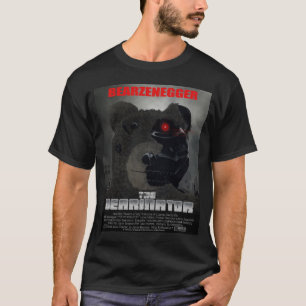 T-tröja för stil för BEARINATOR-filmaffisch T Shirt