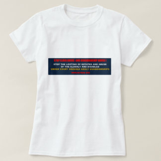 T-tröja för stoppflädermissbruk och tee shirt