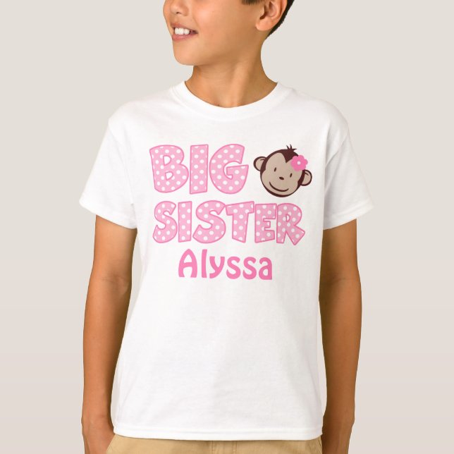T-tröja för storasysterapapersonlig t shirt (Framsida)