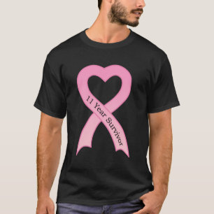 T-tröja för svart för band för 11 år överlev t-shirt
