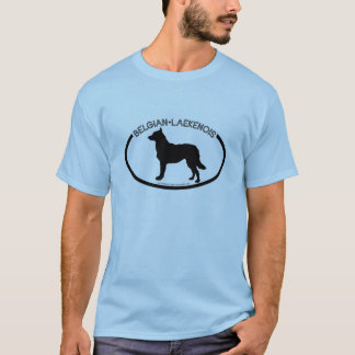 T-tröja för svart för belgareLaekenois Silhouette Tee Shirt