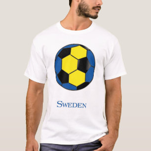 T-tröja för sverigevmfotboll t-shirt