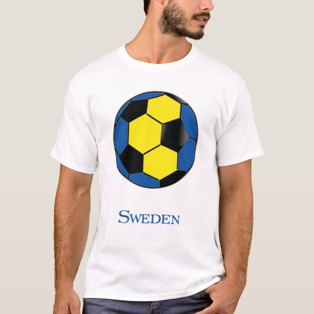 T-tröja för sverigevmfotboll t-shirt (Framsida)
