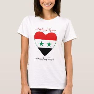 T-tröja för Syrien flaggaälskling T-shirt