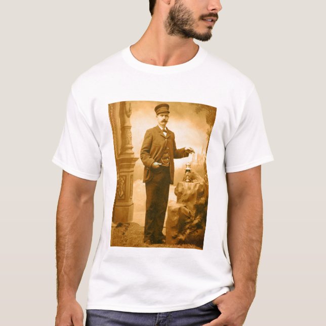 T-tröja för tågledare tee shirt (Framsida)