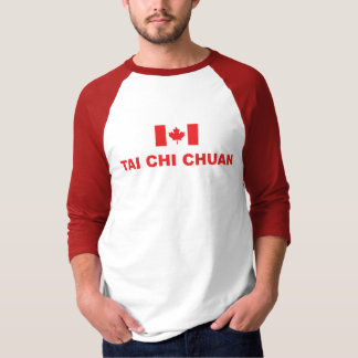 T-tröja för Tai-ChiChuan Kanada Raglan T-shirt