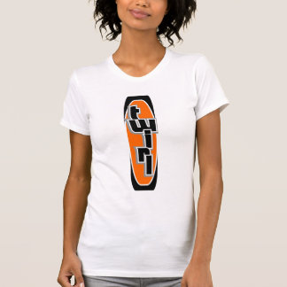 T-tröja för tanktop för surfareTwirl orange Tee Shirt