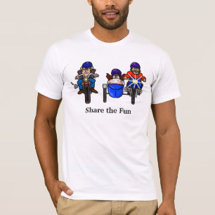 T-tröja för tecknad för raddamotorcykelryttare tee shirt